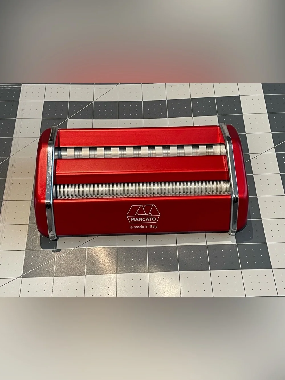 Marcato Atlas 150 Double Cutter Attachment RED Pasta Machine Part Made Italy